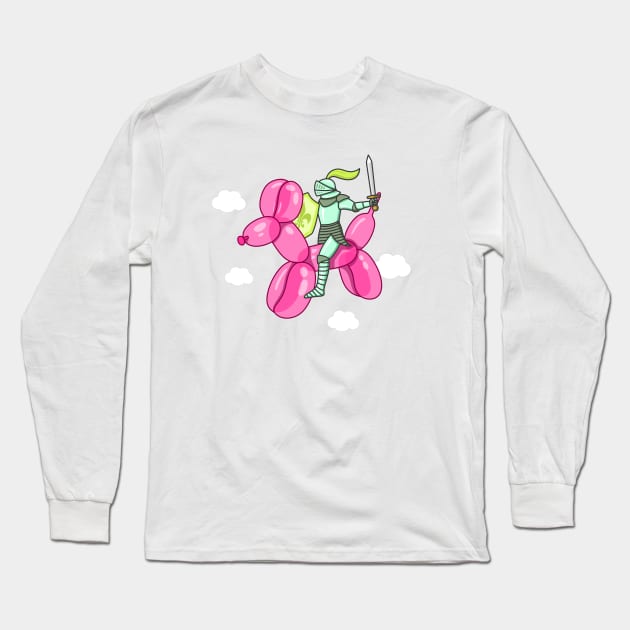 Air Knight Long Sleeve T-Shirt by sombrasblancas